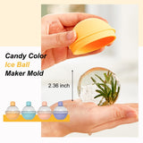 4 Pack Ice Ball Maker, Whiskey Ice Mold, Silicone Ice Cube Tray, 2.5 Inches Sphere Ice Mold for Whiskey and Cocktails In Australia - Darrahopens
