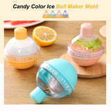 4 Pack Ice Ball Maker, Whiskey Ice Mold, Silicone Ice Cube Tray, 2.5 Inches Sphere Ice Mold for Whiskey and Cocktails In Australia - Darrahopens