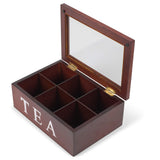 Wooden Chest Storage Box With Lids Vintage Treasure Box With 9 Compartments Small Items Organizer Box, Home Office Desktop