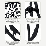 Cute Key Holder Wall Mount, Tree of Life Hummingbird Metal Wall Art Decor Gifts, for Entryway, Front Door, Hallway, Kitche