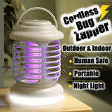 Rechargeable Bug Zapper Indoor & Outdoor Cordless | Electric Mosquito Zapper with 3 Mode | Portable Fly Zapper for Home