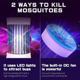Indoor Outdoor Portable Mosquito Zapper,Electric Bug Killer with USB Mosquito Trap Mosquito Killer for Home Yard Camping(White) In Australia - Darrahopens