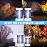 Indoor Outdoor Portable Mosquito Zapper,Electric Bug Killer with USB Mosquito Trap Mosquito Killer for Home Yard Camping(White) In Australia - Darrahopens