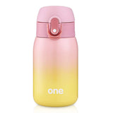 Kids Water Bottle, Double Wall Vacuum Insulated Stainless Steel Bottle for 24 hrs Cooling & 12 hrs Keep Warm, 9oz