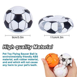 4  Pack 3.5 " Squeak Latex Puppy Dog Toy Ball Sports Balls Sets Fetch Interactive Toy for Small Dogs