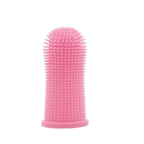 Pet Silicone Toothbrush Pet Oral Cleaning Dog Finger Toothbrush Preventing Calculus Bad Breath Care 2 pes