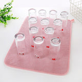 Dish Drying Mat for Kitchen Counter, Microfiber Dish Drying Pad 2 Pack Large Size Absorbent Dishes Drainer Mats (pink) In Australia - Darrahopens