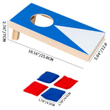 Super Fun, Portable Mini Coated Wood Boards  Tabletop Mini Bean Bag Toss Game for Kids and Adults made for a great little gift