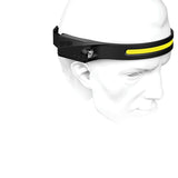 Mechanic Headlamp, Weatherproof, Lightweight Head Lights Flashlight for Hard Hat, Camping, Running, Hiking