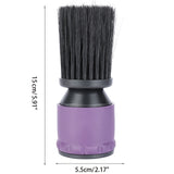 Brush Barbers Hair Salon Face Brush Hair Styling Brush Haircut Brush Broken Hair Cleaning Tool Cleaning Sweep Soft Fur Purple