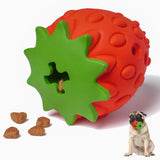 Dog Puzzle Toys, Rubber Dog Chew Toys,Treat Food Dispensing Dog Toys for Teeth Cleaning, Dog Ball Toy, Interactive Dog Enrichment