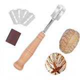 Bread Lame with 5 Replacement Blades,Hand Crafted Bread Lame Dough Scoring Tool,Sourdough Bread Baking Supplies,Bread Knife In Australia - Darrahopens