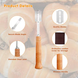 Bread Lame with 5 Replacement Blades,Hand Crafted Bread Lame Dough Scoring Tool,Sourdough Bread Baking Supplies,Bread Knife In Australia - Darrahopens