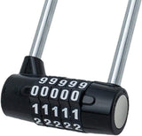 Suitcase Padlocks,Luggage Locks,Combination Padlocks,5 Digit U Shape Dial Combination Padlock Suitcase Luggage (Color : Black) In Australia - Darrahopens