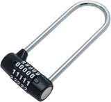 Suitcase Padlocks,Luggage Locks,Combination Padlocks,5 Digit U Shape Dial Combination Padlock Suitcase Luggage (Color : Black)
