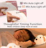 Kids Night Light,Cute Soft Silicone Dog Lamp Dimmable Nursery Portable Puppy Lamps,Bedside Lamp for Baby and Toddler,Boy Girls In Australia - Darrahopens