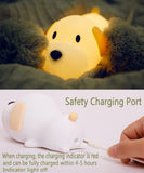 Kids Night Light,Cute Soft Silicone Dog Lamp Dimmable Nursery Portable Puppy Lamps,Bedside Lamp for Baby and Toddler,Boy Girls In Australia - Darrahopens