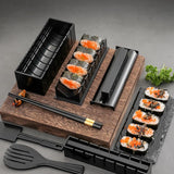 Sushi Making Kit, Sushi Kit with Sushi Mat,Sushi Roller, Sushi Maker, Bamboo Sushi Rolling Mat, DIY Sushi Set, Easy and Fun Home