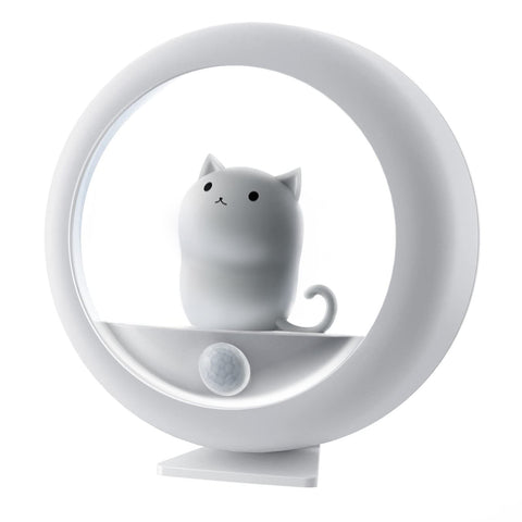 Night Light - Motion Sensor, Rechargeable & Magnetic | Perfect Gifts for Cat Lovers | Adjustable Brightness & 3 Mounting Options