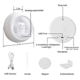 Night Light - Motion Sensor, Rechargeable & Magnetic | Perfect Gifts for Cat Lovers | Adjustable Brightness & 3 Mounting Options