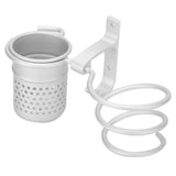 Aluminum Storage Holder Wall Mount Hair Dryer Holder Wall Phone Holder with Fixing Screws for Hair Dryer(Silver)