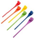 Egg Spoon Race Game Set, Wooden Egg Balance Game Relay Race Games for Kids Outdoor Lawn Games Easter Eggs Hunt Game 6pes
