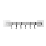 Coat Rack, Wall Mounted Coat Rack with 6 Decorative Hooks,Self Adhesive Kitchen Bathroom Wall Door Hanger Hooks 3pes