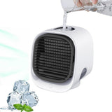Portable Air Conditioners, New Upgrade Desktop Air Conditioner, Portable Air Cooler with Humidifier, Portable Evaporative (White)