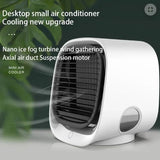 Portable Air Conditioners, New Upgrade Desktop Air Conditioner, Portable Air Cooler with Humidifier, Portable Evaporative (White)