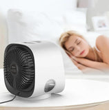 Portable Air Conditioners, New Upgrade Desktop Air Conditioner, Portable Air Cooler with Humidifier, Portable Evaporative (White)