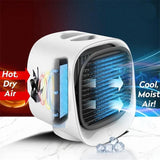 Portable Air Conditioners, New Upgrade Desktop Air Conditioner, Portable Air Cooler with Humidifier, Portable Evaporative (White)