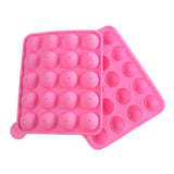20 Cavity Silicone Pink Lolly Pop Party Cupcake Baking Mold Cake Pop Stick Mold Tray EASY TO CLEAN EASY TO USE In Australia - Darrahopens