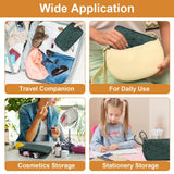 Leather Sanitary Napkin Storage Bag, Portable Menstrual Pad Bag Period Pads Pouch, Small Make Up Bags(Green) In Australia - Darrahopens