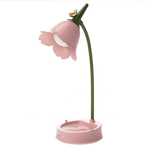LED Desk Lamp Cordless Table Light Adjustable Gooseneck Dimmable Touch Rechargeable Battery Eye-Caring Night Light for (Pink) In Australia - Darrahopens