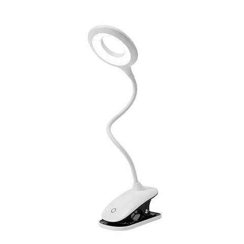 Clip On Dimmable Desk Lamp for Bed Headboard,  Modes Desk Light Clamp Lamp, 360° Flexible Gooseneck Light Touch Control Reading