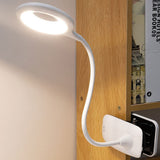 Clip On Dimmable Desk Lamp for Bed Headboard,  Modes Desk Light Clamp Lamp, 360° Flexible Gooseneck Light Touch Control Reading