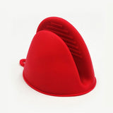 Silicone Pot Holders Set of 2 - Oven Mitts Heat Resistant, Silicone Potholders for Kitchen, Mini Oven Mitts Rubber Oven Glove Red