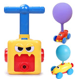 Power Car Creative Inflatable Balloon Pump Air Powred Car Balloon Powered Racer Scientific Experiment Toy for Kids-6 Balloons
