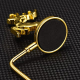 Pack of 4, Christmas Stocking Holder Stocking Hanger Fireplace Hook Hanger for Christmas Decoration (Style 4pcs Gold)