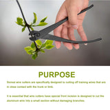 Bonsai Wire Cutter, Professional Grade Alloy Durable Wire Cutting Pliers with Comfort Grip for Trimming Training Wires, 190mm