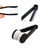 2PCS Glasses Cleaning Clip, Portable Eyeglasses Cleaner Mini Lightweight Eyeglass Cleaning Clip Sunglasses Eyeglass Cleaner Brush Soft