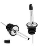 Liquor Pourer Speed Pourer 2Pcs/Set Wine Pourer Stainless Steel Wine Bottle Stopper with Cap Alcohol Liquor Spouts Bottle In Australia - Darrahopens