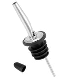 Liquor Pourer Speed Pourer 2Pcs/Set Wine Pourer Stainless Steel Wine Bottle Stopper with Cap Alcohol Liquor Spouts Bottle