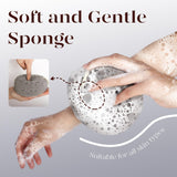 Bath Sponge, Sponge Loofah Body Scrubber, Shower Pouf Cleaning Loofahs Sponge, Shower Use Sponge (2 pes)