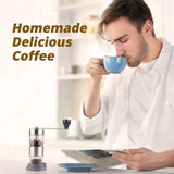Portable Coffee Grinders Manual Coffee Grinder Mini Convenient Ceramic Burr Grinder for Home Office Travel