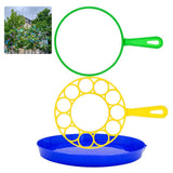 Bubble Wands Set, Kids Outdoor Giant Bubbles Wand Large Bubbles Maker Toys for Boys Girls with Tray Bubble Sticks