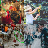 Bubble Wands Set, Kids Outdoor Giant Bubbles Wand Large Bubbles Maker Toys for Boys Girls with Tray Bubble Sticks