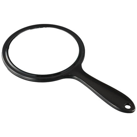 Hand Mirror, Double-Sided Handheld Mirror 1X/2X Magnifying Mirror with Handle, Pack of 1 (Transparent Black) In Australia - Darrahopens