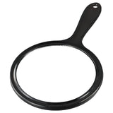 Hand Mirror, Double-Sided Handheld Mirror 1X/2X Magnifying Mirror with Handle, Pack of 1 (Transparent Black) In Australia - Darrahopens