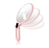 1X 5X Handheld Mirror with Handle for Travel， Magnifying Mirror, Magnification, Rotation Adjustable Handle, Double Sided Folding In Australia - Darrahopens